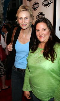 Jane Lynch and Lisa Thrasher at the 23rd Annual Los Angeles Gay and Lesbian Film Festival.