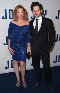 Virginia Madsen and Danny Huston at the New York premiere of "Joy."