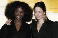 Aissa Maiga and Marie Gilliaini at the launch of the Renault French Film Festival 2006.