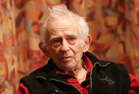 Norman Mailer at the Writers Guild Theater to discuss on his new book "The Castle In The Forest".