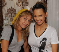 Stella Maeve and Marnette Patterson at the DPA pre-Emmy Gift Lounge in California.