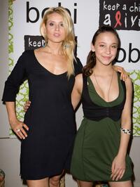 Kara Lusardi and Stella Maeve at the Bobi Clothing and Keep A Child Alive "Party for a Cause" event.