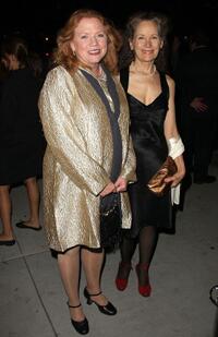 Becky Ann Bake and Lizbeth MacKay at the after party of the opening night of "All My Sons."
