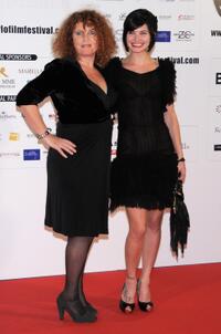 Valerie Mairesse and Delphine Chaneac at the 2009 Monte Carlo Film Comedy Festival Cocktail Party.