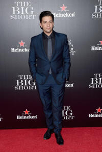 John Magaro at the New York premiere of "The Big Short."