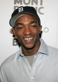 Anthony Mackie at the launch of Mont Blanc's first Women's jewelry collection.