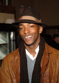 Anthony Mackie at the opening of "A Soldiers Play".