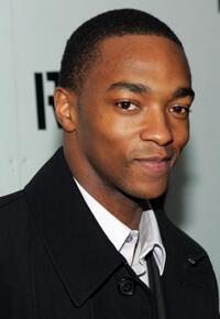Anthony Mackie at the premiere of "Rent".