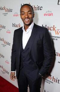 Anthony Mackie at the Los Angeles premiere of "Black or White."