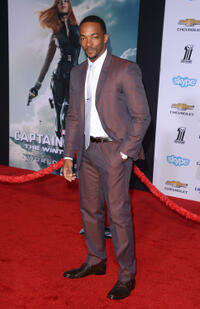 Anthony Mackie at the California premiere of "Captain America: The Winter Soldier."