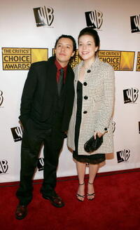 Efren Ramirez and Tina Majorino at the 10th Annual Critics' Choice Awards.