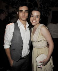 Marco James and Tina Majorino at the premiere of "Big Love."