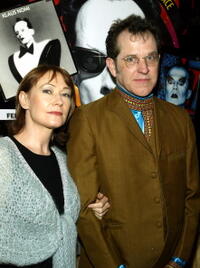 Ann Magnuson and Kristian Hoffman at the premiere of "The Nomi Song".