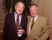 Karl Malden and Ernest Borgnine at the reception of Ronald Neame 90th Birthday.