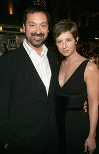 James Mangold and producer Cathy Konrad at the premiere of "Walk The Line."