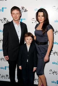 John Simm, Ryan Simm and Kate Magowan at the VIP screening of "Skellig."