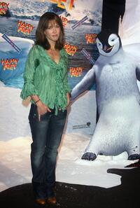 Sophie Marceau at the premier of "Happy Feet".