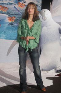 Sophie Marceau at the premier of "Happy Feet".