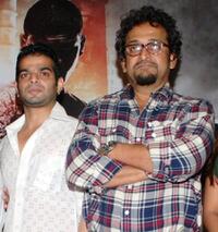 Karan Patel and Mahesh Manjrekar at the unveiling of the first look and Web site for "City of Gold."