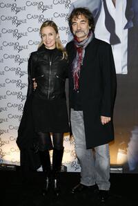Catherine Marchal and Olivier Marchal at the French premiere of "Casino Royale."