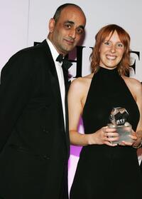 Art Malik and Christine Butler at the Press Association Annual Awards.