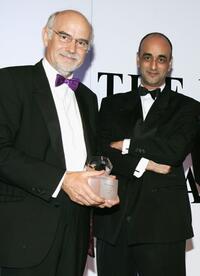Trevor Kavanagh and Art Malik at the Press Association Annual Awards.