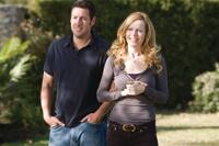 Adam Sandler as George and Leslie Mann as Laura in "Funny People."