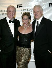 Sir Michael Caine, Andrea Marcovicci and Steve Martin at the Film Society of Lincoln Centers 2004 Gala Tribute to Sir Michael Caine.