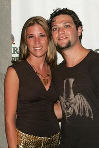 Bam Margera and Guest at the Ocean Drive Magazine Music 05 party.