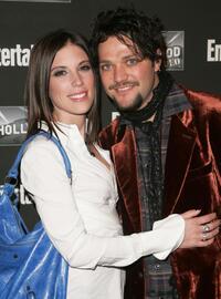 Missy Margera and Bam Margera at the Entertainment Weekly Academy Awards viewing party.