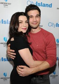 Julianna Margulies and Steven Strait at the California premiere of "City Island."
