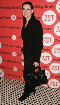 Julianna Margulies at the after party for the Second Stage Theatre opening night of "The Scene".