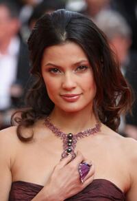 Natassia Malthe at the premiere of "Synecdoche, New York" at Palais des Festivals during the 61st International Cannes Film Festival.