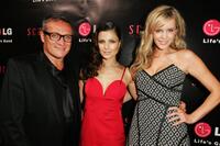 Jayson Brunsdon, Natassia Malthe and Sophie Falkiner at the launch of "Scarlet" publicity campaign.