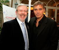 Leonard Maltin and George Clooney at the 8th Annual AFI Awards.