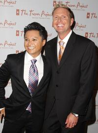 Alec Mapa and Charles Robbins at the 8th Annual The Trevor Project Benefit Gala.
