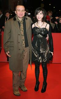 Eddie Marsan and Sally Hawkins at the premiere of "Happy-Go-Lucky" during the 58th Berlinale Film Festival.