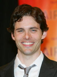 James Marsden at a Las Vegas photocall for "Hairspray."