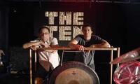 Director David Wain and Ken Marino on the set of "The Ten."