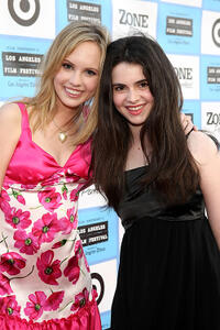 Meaghan Martin and Vanessa Marano at the opening night gala of the California premiere of "Paper Man" during the 2009 Los Angeles Film Festival.