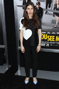 Zosia Mamet at the New York premiere of "Now You See Me."