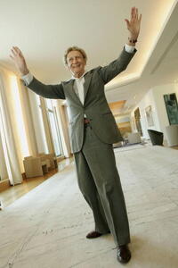 Marcel Marceau at the French embassy in Berlin.