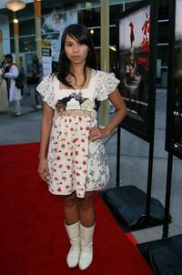Camille Mana at the premiere of "The Myth."