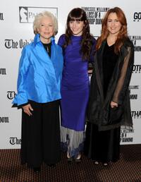 Ellen Burstyn, Bryce Dallas Howard and Jodie Markell at the premiere of "The Loss of a Teardrop Diamond."
