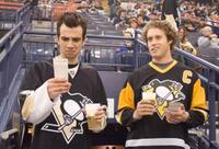 Jay Baruchel as Kirk and T.J. Miller as Stainer in "She's Out of My League."