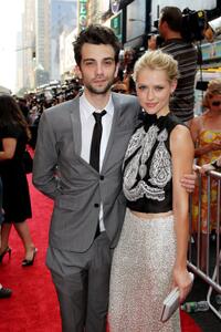 Jay Baruchel and Teresa Palmer at the world premiere of "The Sorcerer's Apprentice."