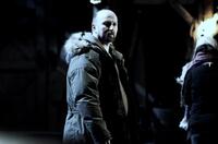 Director Neil Marshall on the set of "Centurion."