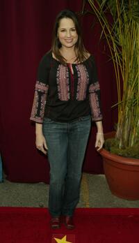 Paula Marshall at the CBS upfront.