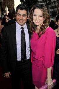 Danny Nucci and Paula Marshall at the 35th Annual People's Choice Awards.