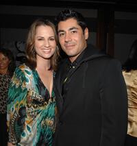 Paula Marshall and Danny Nucci at the Season 5 premiere of "Nip/Tuck."